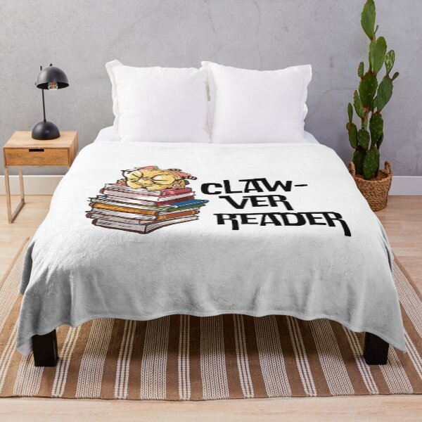 Item preview, Funny Book Cat Lover Quote Claw-ver Reader designed and sold by Artycom.