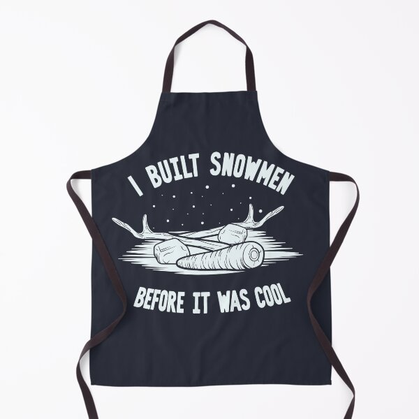 Item preview, I Built Snowmen Before It Was Cool - Funny Hipster Winter Pun designed and sold by James Battershill Art.