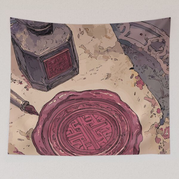 Item preview, Scholarly Signet Wax Seal Light Academia designed and sold by bapupa.