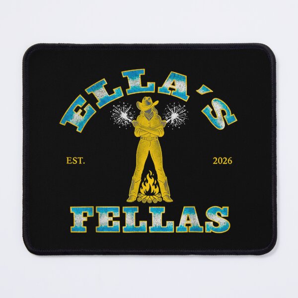 Item preview, Ella’s Fellas Established 2026 Retro Vintage Cowgirl Campfire Sparklers Graphic Art designed and sold by StuZabine.