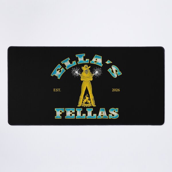 Item preview, Ella’s Fellas Established 2026 Retro Vintage Cowgirl Campfire Sparklers Graphic Art designed and sold by StuZabine.