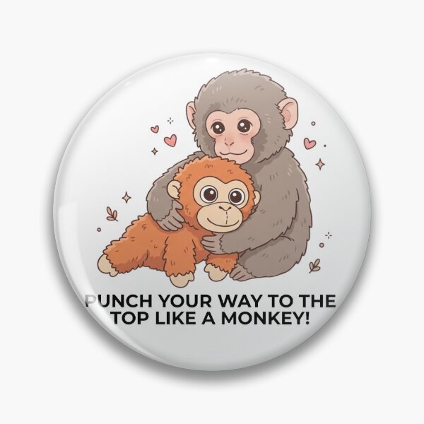 Item preview, Cute Baby Monkey Hug Viral Friends Meme Art designed and sold by natalidesign.