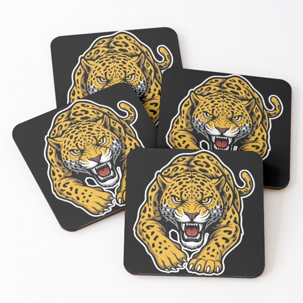 Item preview, Leopard Jaguar Savage Attack Mascot Predator designed and sold by PixelStudioBe.