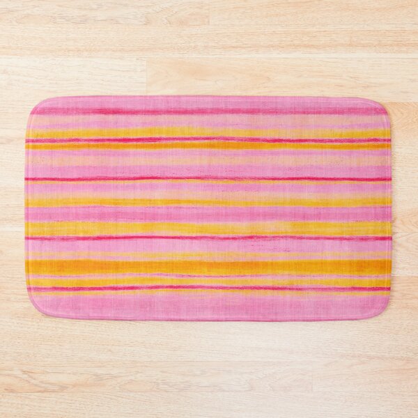 Item preview, Hot Summer Pink and Orange Textured Stripes designed and sold by micklyn.