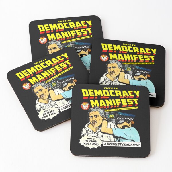 Item preview, Democracy Manifest Essential What Is The Crime Eating A Meal A Succulent Chinese Meal designed and sold by Magic-Mixies.