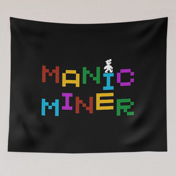 Item preview, Manic Miner Logo And Willy designed and sold by CosmicSeasonsStudio.