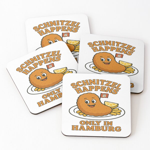 Item preview, Schnitzel Happens Only in Hamburg T-Shirt – Funny German Food Lover Graphic Tee designed and sold by Globalcitytees.