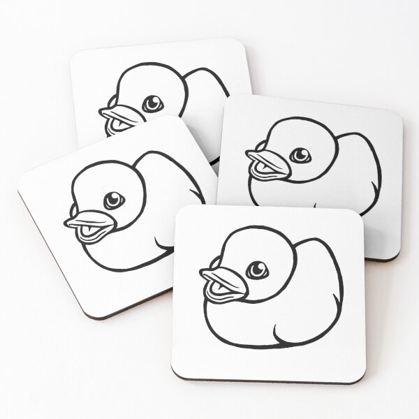 Item preview, Rubber Ducky Black & White designed and sold by Nicki Oren Designs.