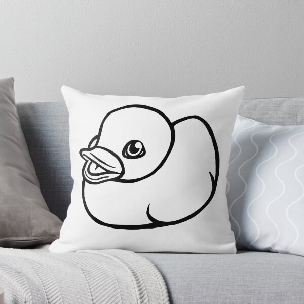 Item preview, Rubber Ducky Black & White designed and sold by Nicki Oren Designs.