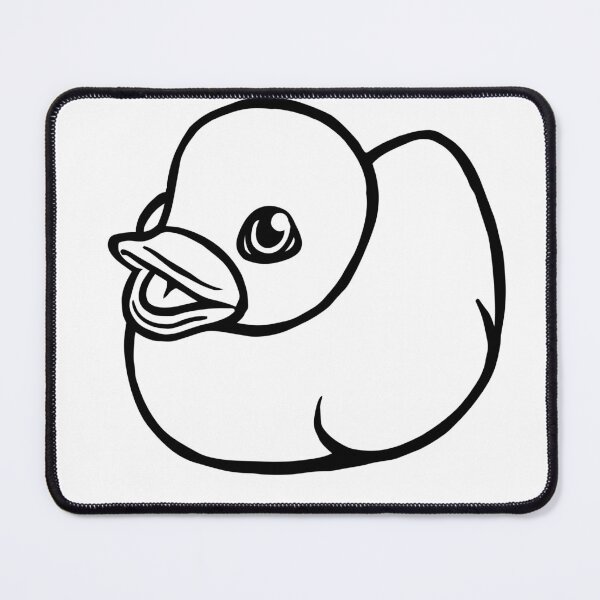 Item preview, Rubber Ducky Black & White designed and sold by Nicki Oren Designs.