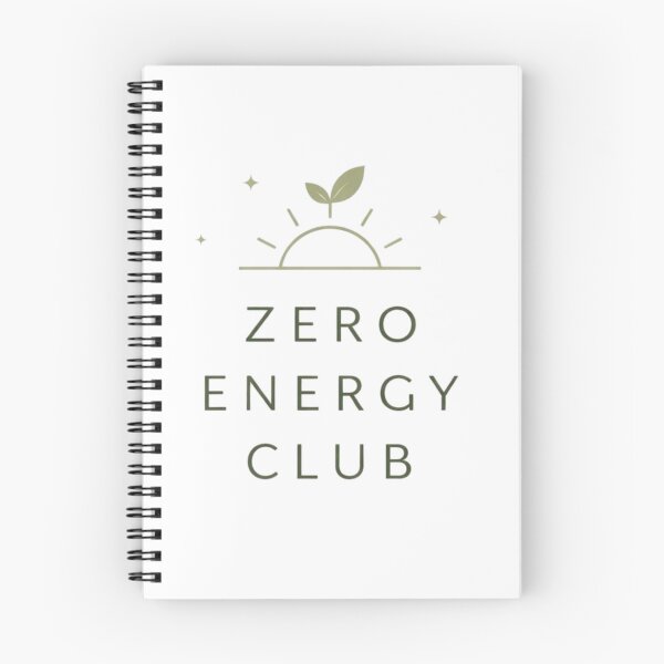 Item preview, Zero Energy Club Minimal Aesthetic Design – Funny Low Energy Mood Quote designed and sold by Sanika arts .
