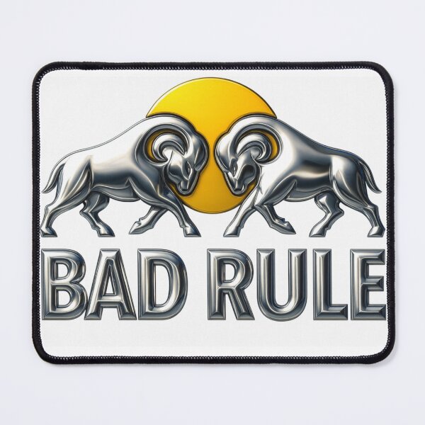 Item preview, Chrome Ram Bad Rule Emblem designed and sold by NOMISKISAW.