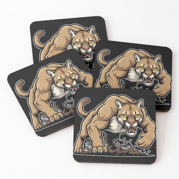 Item preview, Cougar Puma Wild Mountain Mascot Puma designed and sold by PixelStudioBe.