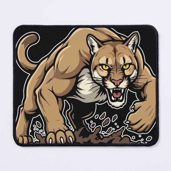 Item preview, Cougar Puma Wild Mountain Mascot Puma designed and sold by PixelStudioBe.