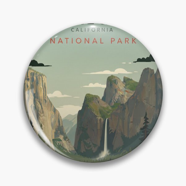 Item preview, Yosemite National Park California Vintage Retro Travel Poster designed and sold by freackly.