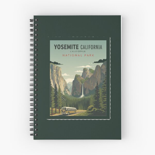 Item preview, Yosemite National Park California Vintage Retro Travel Poster designed and sold by freackly.