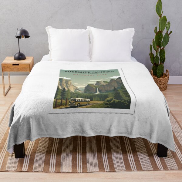 Item preview, Yosemite National Park California Vintage Retro Travel Poster designed and sold by freackly.