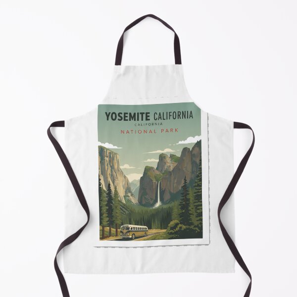 Item preview, Yosemite National Park California Vintage Retro Travel Poster designed and sold by freackly.