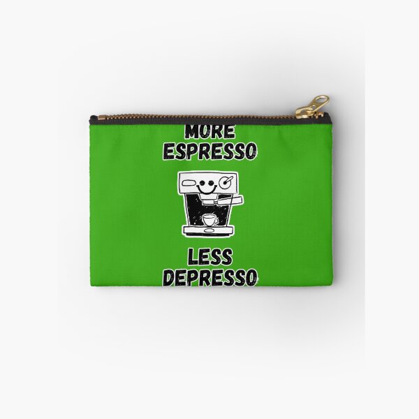 Item preview, More Espresso, Less Depresso, Funny Coffee Caffeine Item designed and sold by Mogale-Hill.