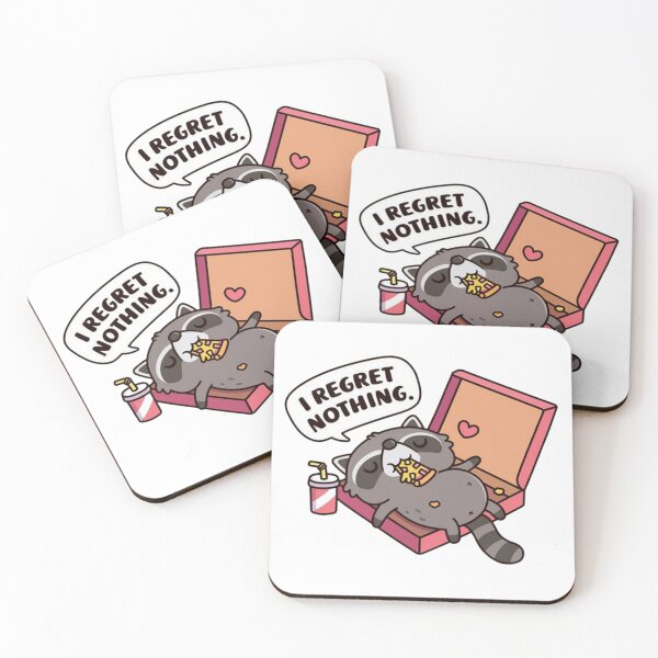 Item preview, Pizza Raccoon ("I Regret Nothing") Product Title designed and sold by JossDesign15.