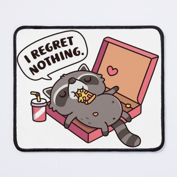 Item preview, Pizza Raccoon ("I Regret Nothing") Product Title designed and sold by JossDesign15.