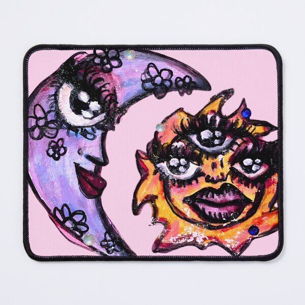 Item preview, sun moon painting circa 2017 designed and sold by MoreWaterThanBlood.