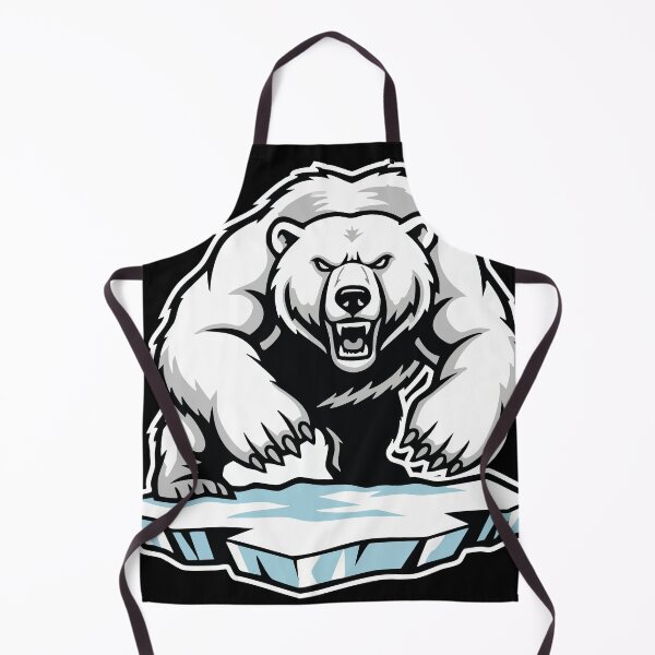 Item preview, Polar Bear Arctic Ice Floe Mascot Bear designed and sold by PixelStudioBe.
