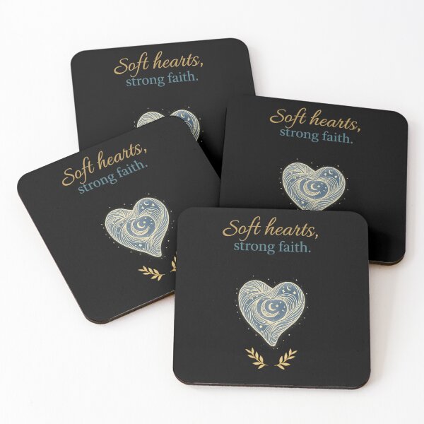 Item preview, Soft Hearts, Strong Faith – Elegant Ramadan Crescent Heart Art designed and sold by ArthUpscale.