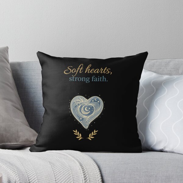 Item preview, Soft Hearts, Strong Faith – Elegant Ramadan Crescent Heart Art designed and sold by ArthUpscale.