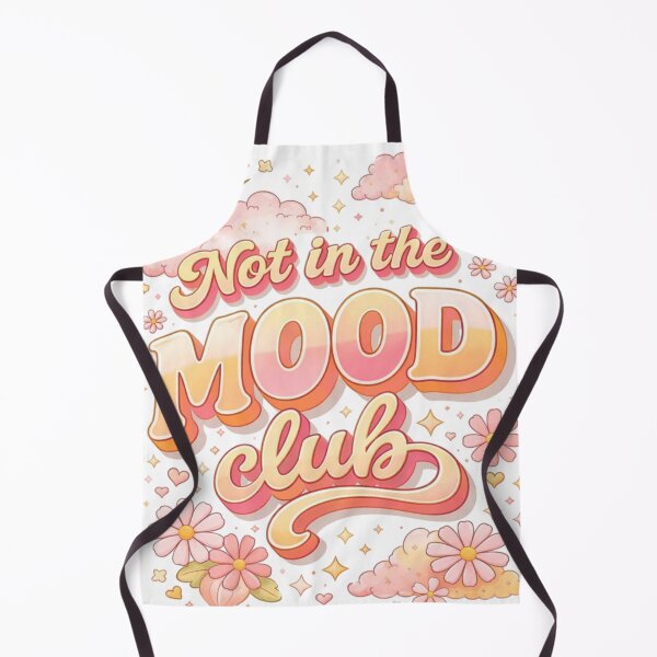 Item preview, Not In The Mood Club Aesthetic Pastel Retro Design designed and sold by Sanika arts .