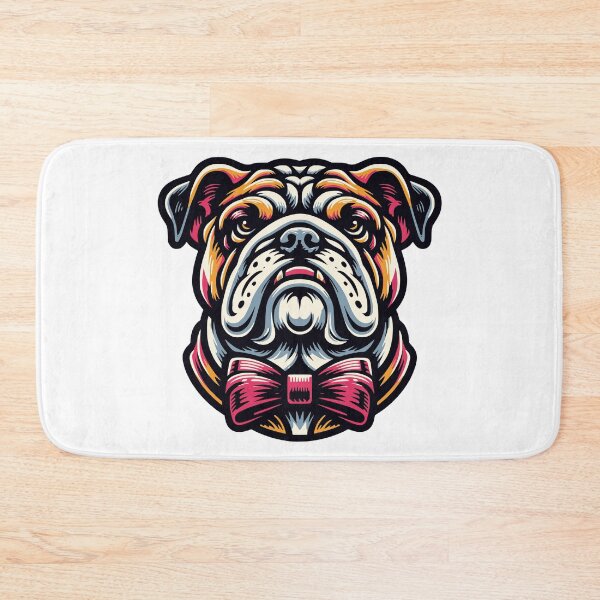 Item preview, Bulldog with Red Bowtie  designed and sold by CeliaZnx.