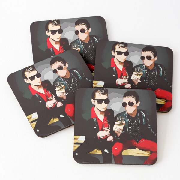 Item preview, The Last Shadow Puppets Alex Turner and Miles Kane Artwork designed and sold by PrettyPettyCultureClub.