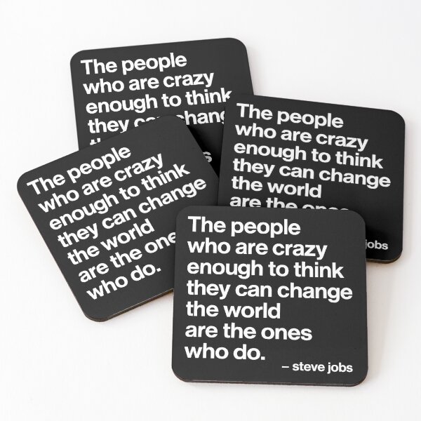 Item preview, Change the World – Steve Jobs (White Font) designed and sold by TshirtsLabs.