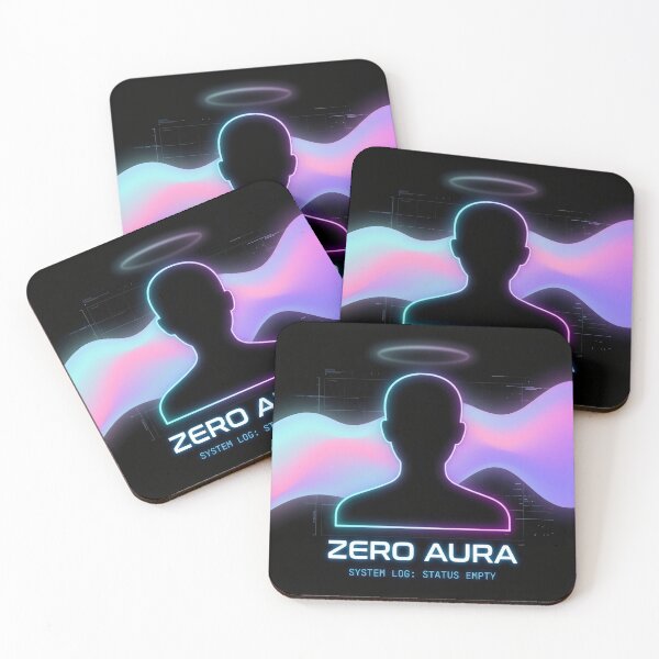 Item preview, Zero Aura Status Cyberpunk Minimalism designed and sold by SplashTastic.