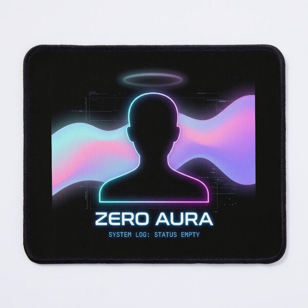 Item preview, Zero Aura Status Cyberpunk Minimalism designed and sold by SplashTastic.