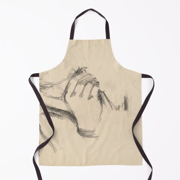 Item preview, Hand and Shoulder of a Boy by Paul Cézanne: Charcoal Figure Study Poster designed and sold by artofuniverse.