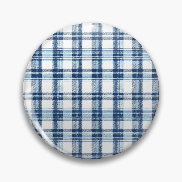 Item preview, Classic Blue Plaid Gingham Pattern Texture designed and sold by QuietBloom80.
