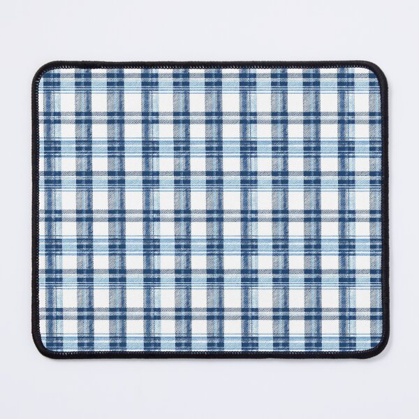 Item preview, Classic Blue Plaid Gingham Pattern Texture designed and sold by QuietBloom80.