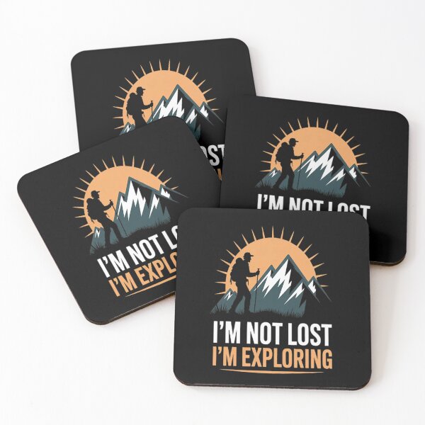 Item preview, I'm Not Lost, I'm Exploring - Adventure Awaits Hiking designed and sold by gandebro.
