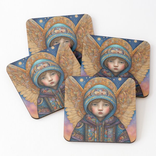 Item preview, Angel Pensioner with wings wearing a hoodie designed and sold by Colin Bentham.