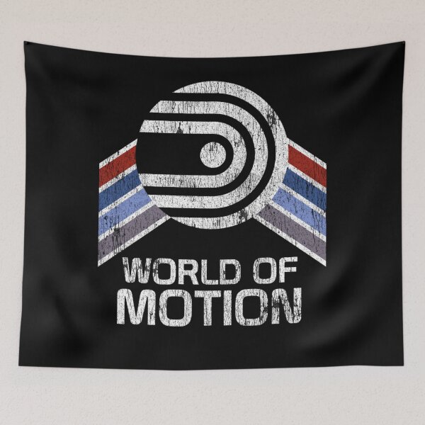 Item preview, World of Motion Logo in Distressed Style  designed and sold by Killian Ward.