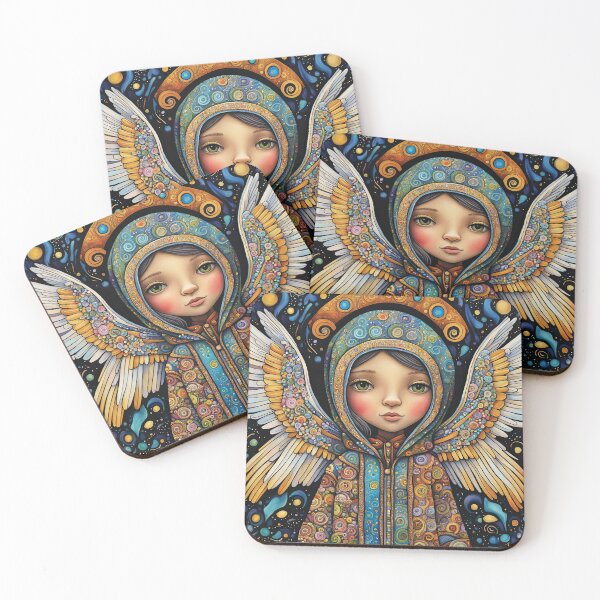 Item preview, Angel Pensioner with wings wearing a hoodie designed and sold by Colin Bentham.