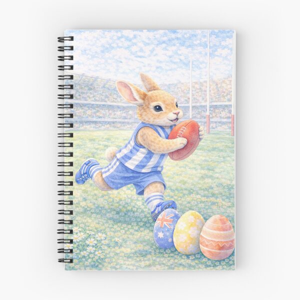 Item preview, Easter Bunny | Cute Australian Football Easter Art designed and sold by inspired-works.