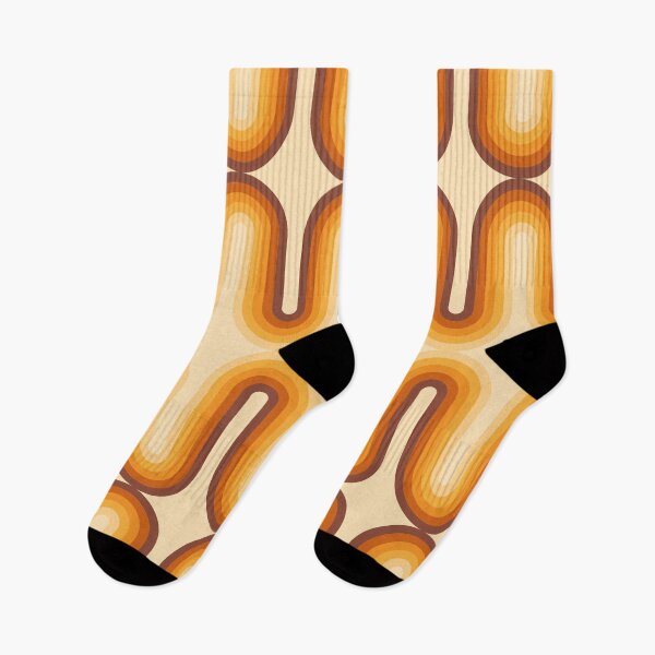 Item preview, Retro Mid Century Modern  - Warm brown, orange, yellow designed and sold by JMgraphic.