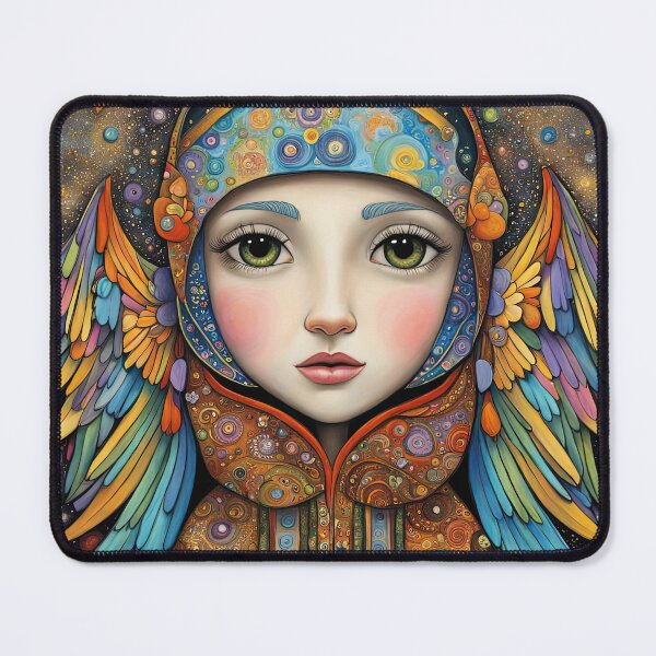 Item preview, Angel Pensioner with wings wearing a hoodie designed and sold by Colin Bentham.