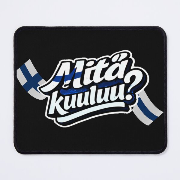 Item preview, Mitä kuuluu? – Finnish Minimal Street Typography designed and sold by Mosogoloso.