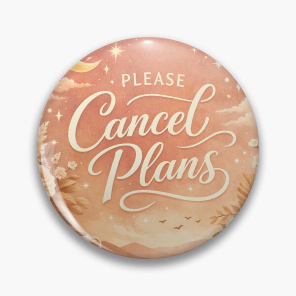 Item preview, Please Cancel Plans – Cozy Aesthetic Introvert Quote Design designed and sold by Sanika arts .