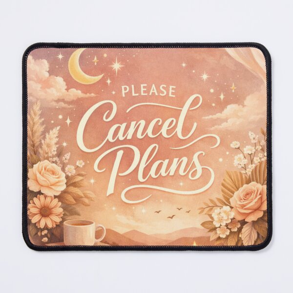 Item preview, Please Cancel Plans – Cozy Aesthetic Introvert Quote Design designed and sold by Sanika arts .