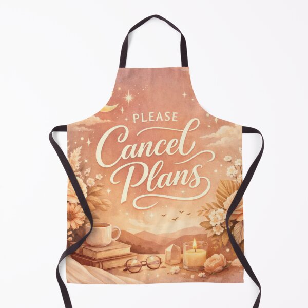 Item preview, Please Cancel Plans – Cozy Aesthetic Introvert Quote Design designed and sold by Sanika arts .