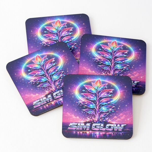 Item preview, Sim Glow Neon Plant Nature Synthwave designed and sold by SplashTastic.